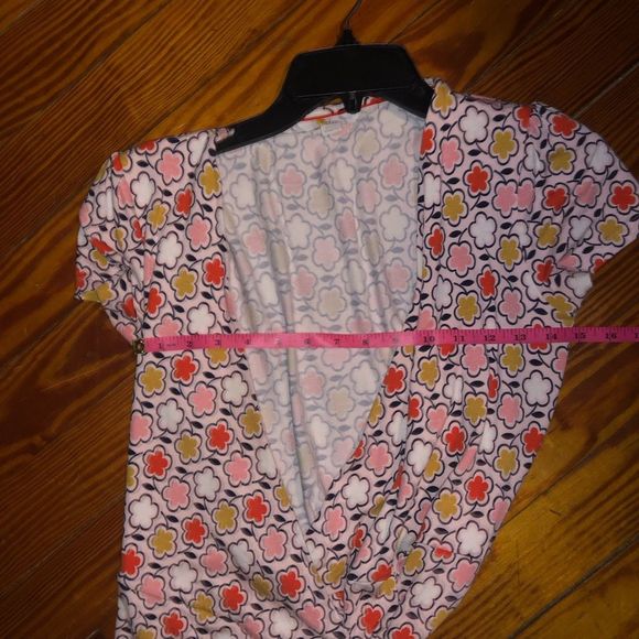 Boden | Pink Frosting Floral Summer Wrap Dress Size 4 R, MSRP $130 - Picture 8 of 9